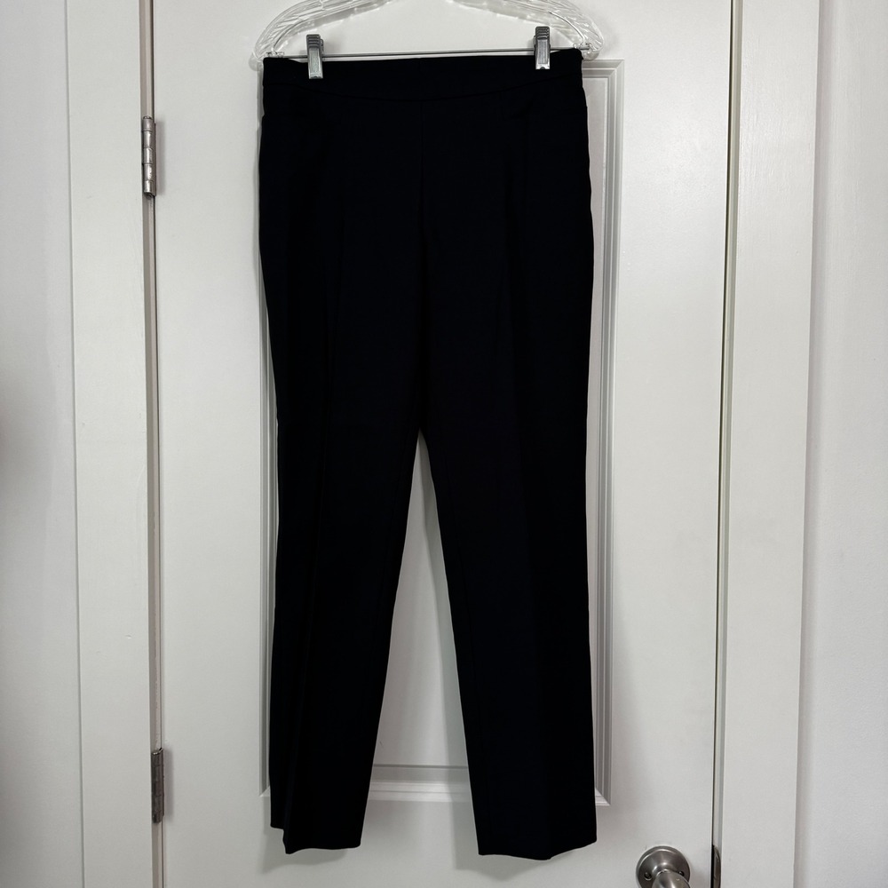 Akris Punto 6 Black Trousers Dress Pants Classic Capsule Minimalist Quiet Luxury